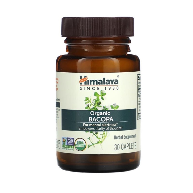 Himalaya Organic Bacopa |  Brahmi | for mental alertness 