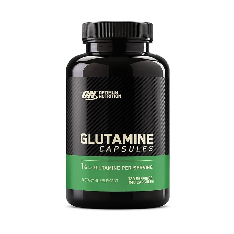 Optimum Nutrition Glutamine – 1 G Pure L-Glutamine | 240 Capsules