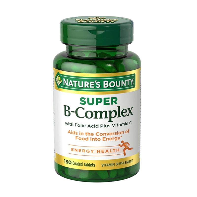 Nature's Bounty Super B-Complex – Energy & Metabolism Support | 150 Tablets