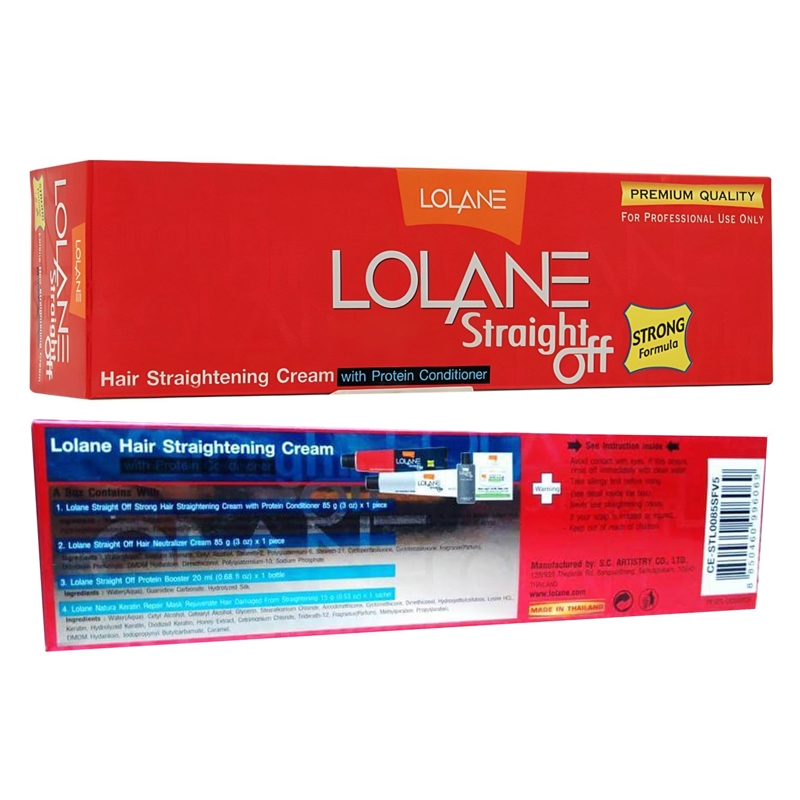 LOLANE Hair Straight Off – Hair Straightening Cream