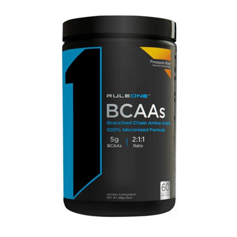 Rule One Bcaas – 100% Micronized 2:1:1 Formula | 5g Pure Aminos
