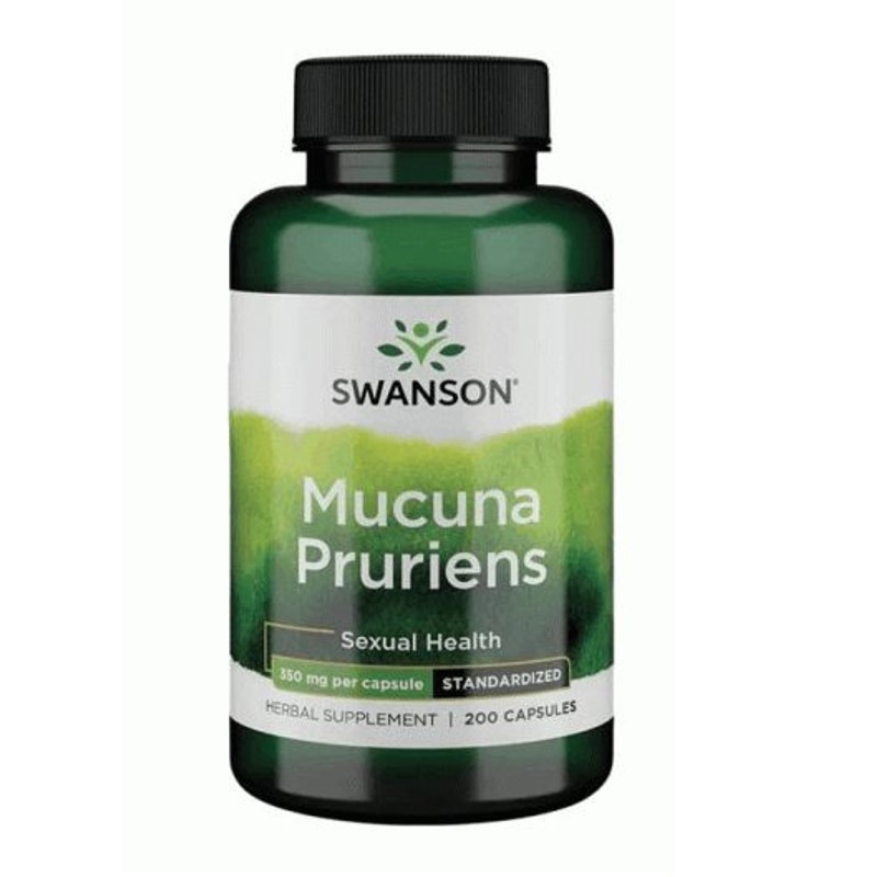 Swanson Mucuna Pruriens | Standardized Herbal Support | 200 Capsules in Pakistan