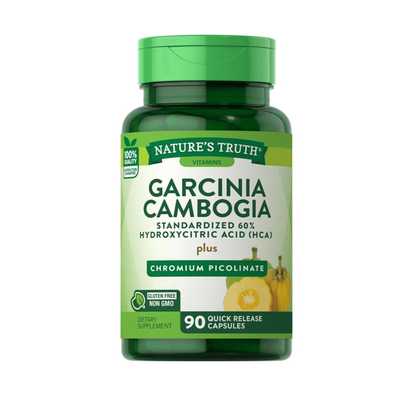 Nature's Truth Garcinia Cambogia – 3000mg Equivalent | 90 Quick Release Capsules
